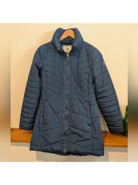 Alpine Design Blue Quilted Puffer Jacket Womens XS Lightweight Insulated Coat